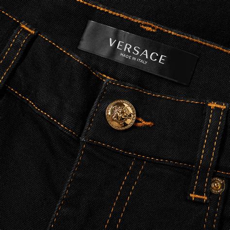 versace lup306 relaxed slim|Versace Jeans Couture Slim Fit Stretch Jeans in Black.